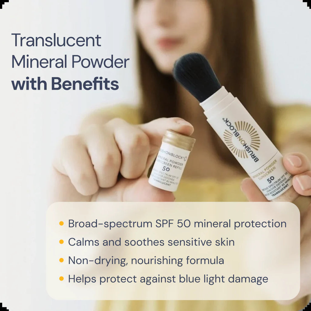 SPF 50 Translucent Mineral Powder Sunscreen